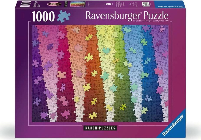 RAVENSBURGER Karen Colors on Colors 1000 dílků