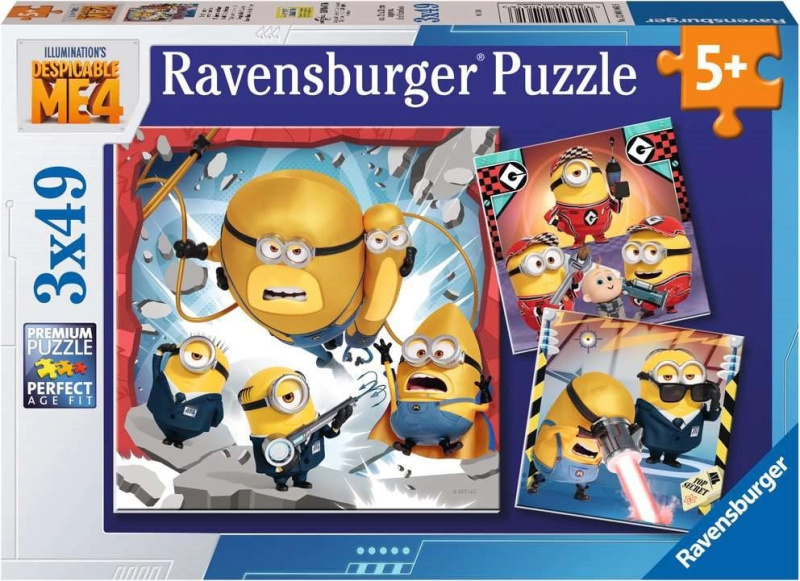 Ravensburger Já padouch 4 3 x 49 dílků