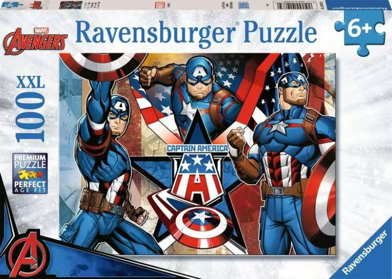 Ravensburger Marvel Kapitán Amerika 100 dílků