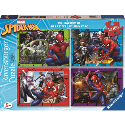 RAVENSBURGER Puzzle Spiderman 4x100 dílků