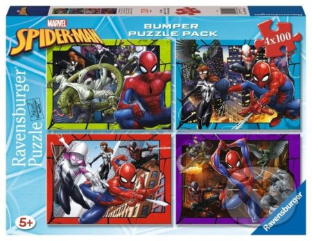RAVENSBURGER Puzzle Spiderman 4x100 dílků