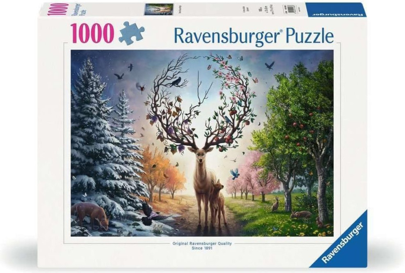 RAVENSBURGER Puzzle Magický jelen 1000 dílků