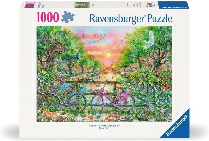 RAVENSBURGER Puzzle Kola v Amsterdamu 1000 dílků