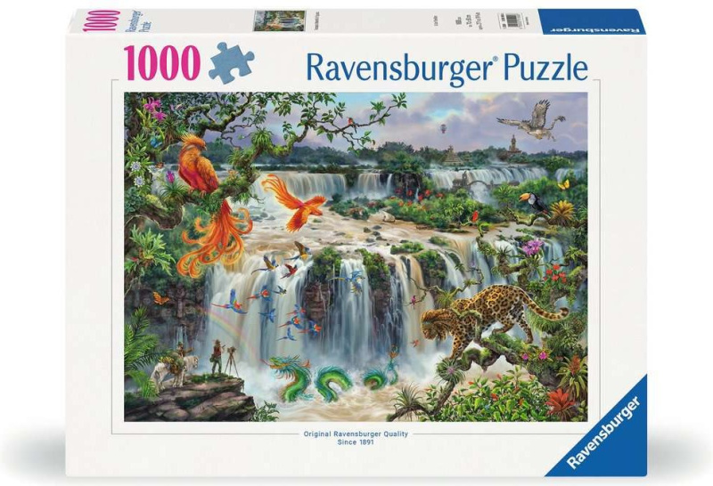 RAVENSBURGER Puzzle Fantastické vodopády Iguaçu 1000 dílků