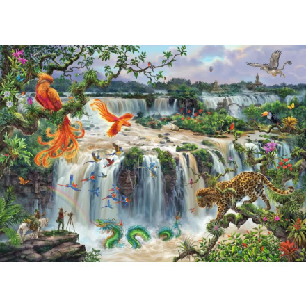 RAVENSBURGER Puzzle Fantastické vodopády Iguaçu 1000 dílků