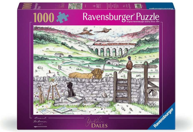 Ravensburger puzzle Život v Yorkshiru 1000 dílků