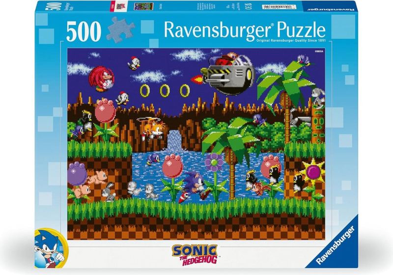 Puzzle Ježek Sonic 500 dílků