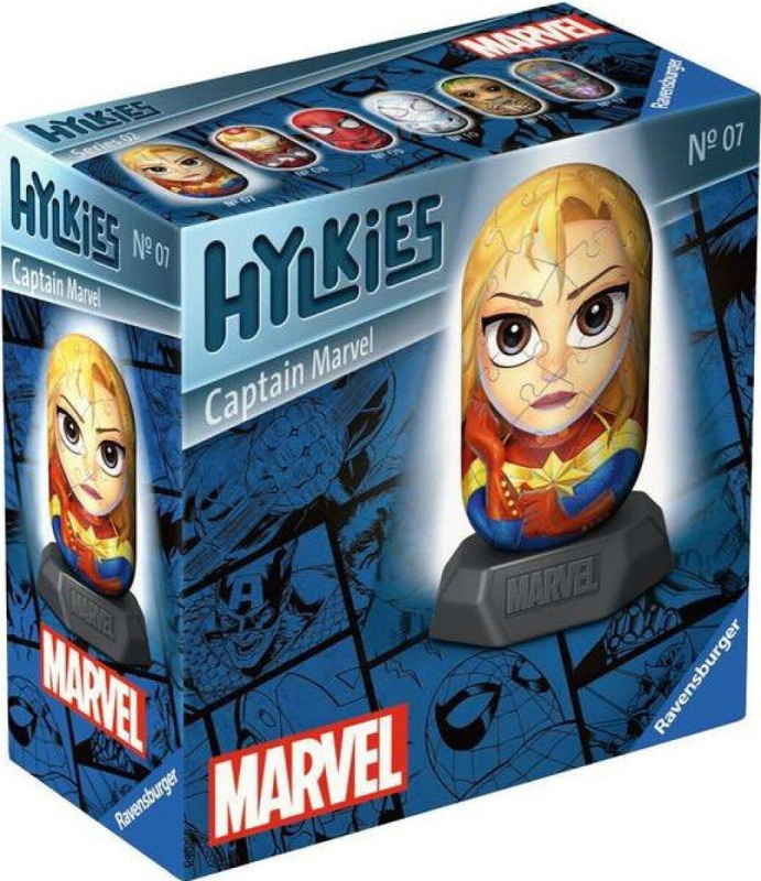 Ravensburger 3D Puzzle - Hylkies: Marvel: Captain Marvel - 54 ks
