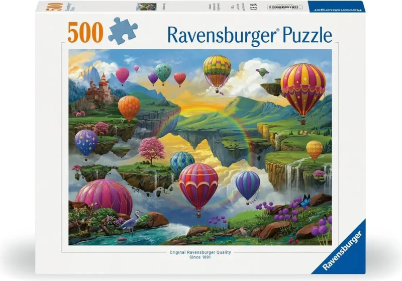 Ravensburger puzzle Údolí horkovzdušných balónů 500 dílků