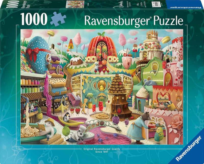 Puzzle Sladká ulice 1000 dílků Ravensburger