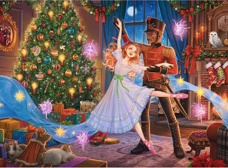 Puzzle RAVENSBURGER Louskáček a Baletka XXL 200 dílků
