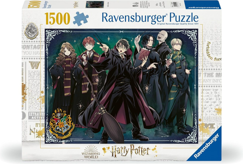 Puzzle Nebelvír vs. Zmijozel 1500 dílků