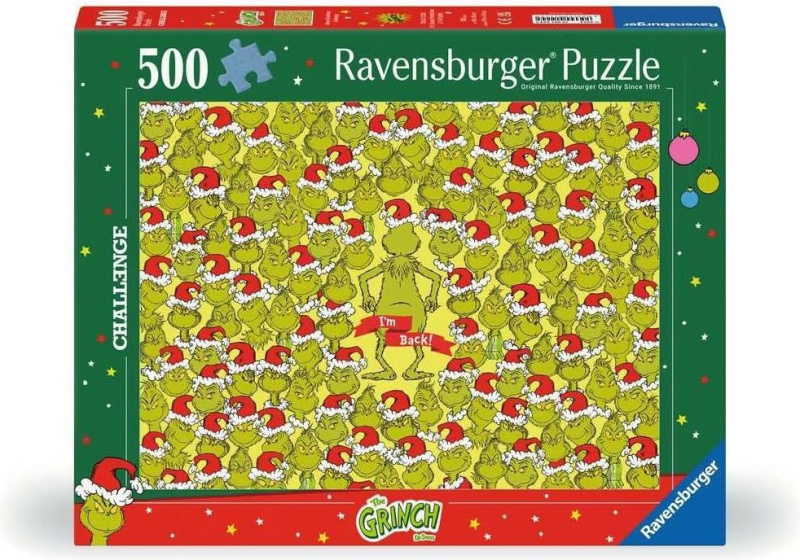 Ravensburger Challenge Grinch 500 dílků