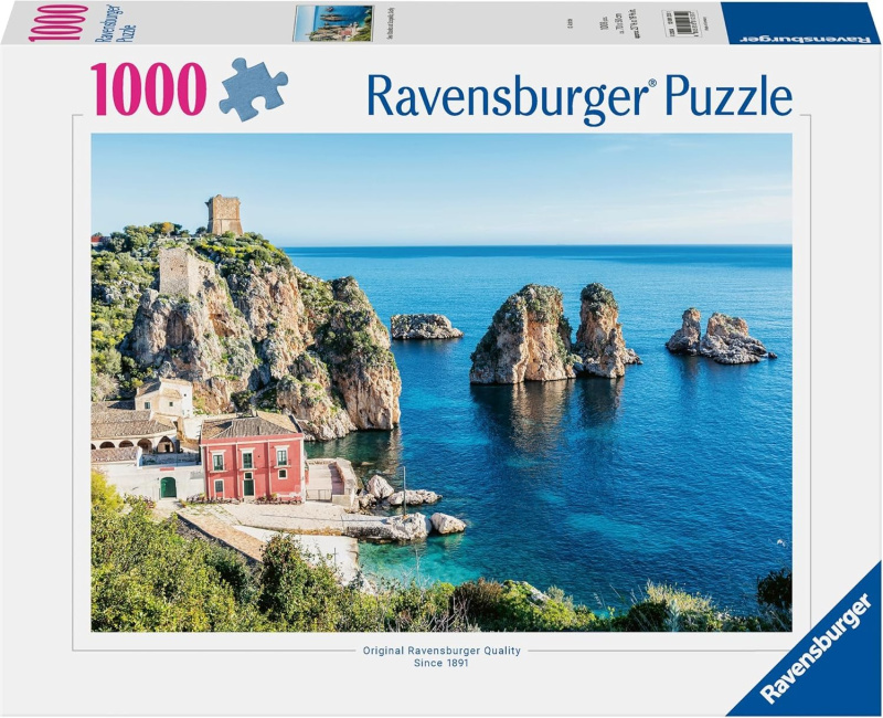 Ravensburger puzzle Sicilské pobřeží 1000 dílků