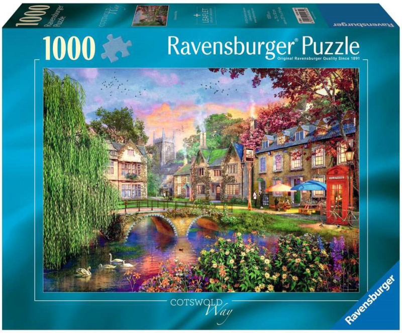 Ravensburger Puzzle Cotswoldská cesta 1000 dílků