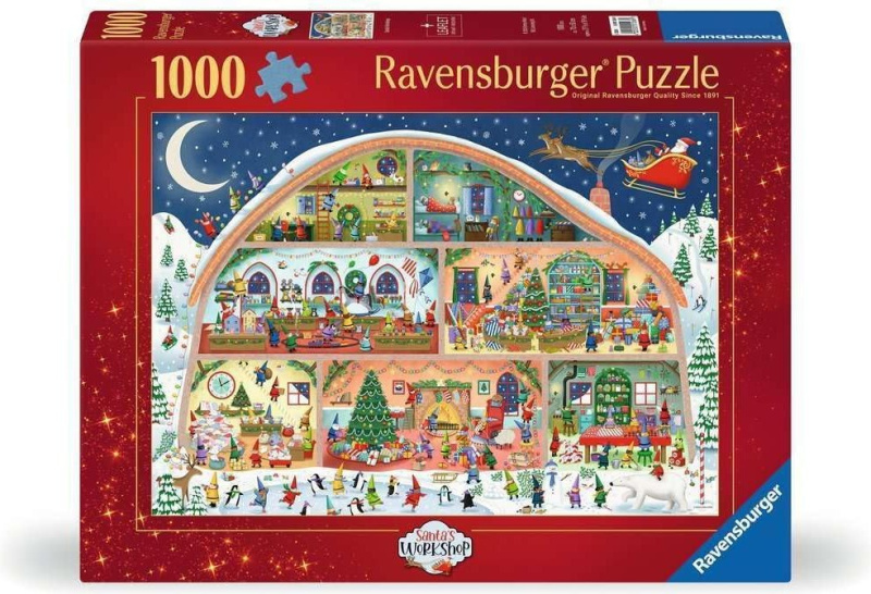 Puzzle Ravensburger Santova dílna 1000 dílků