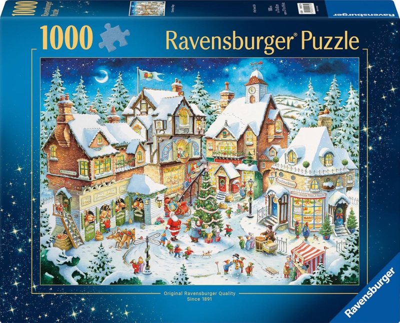 Puzzle Ravensburger 1000 dílků Christmas Limited Edition č. 28 - Vánoční vesnice