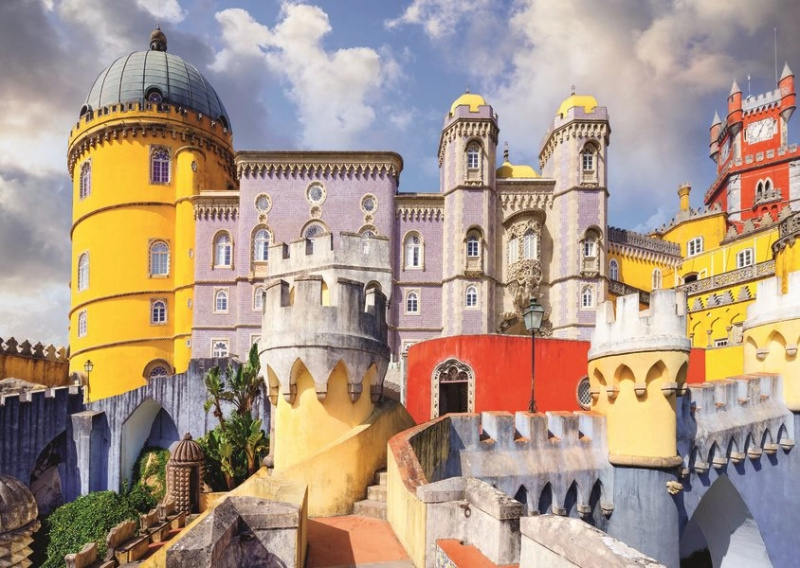 Ravensburger puzzle impozantní hrady a zámky Pena Portugalsko