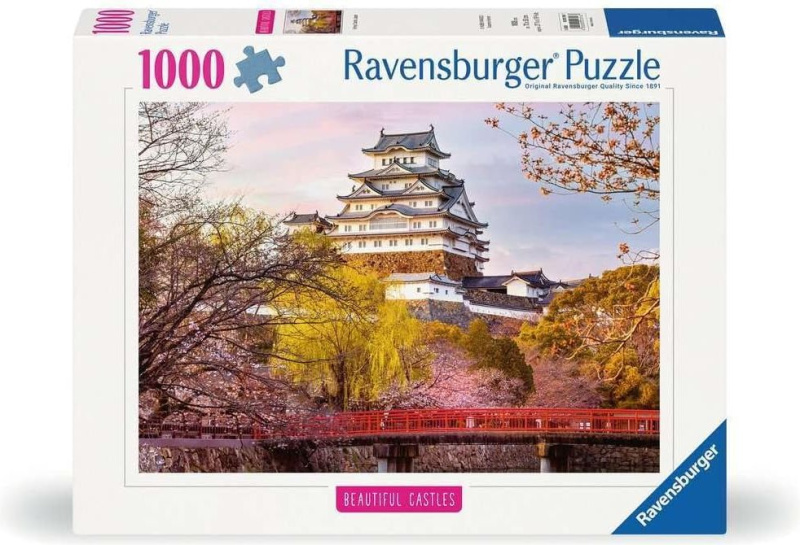 RAVENSBURGER Impozantní hrady a zámky Himedži Japonsko 1000 dílků