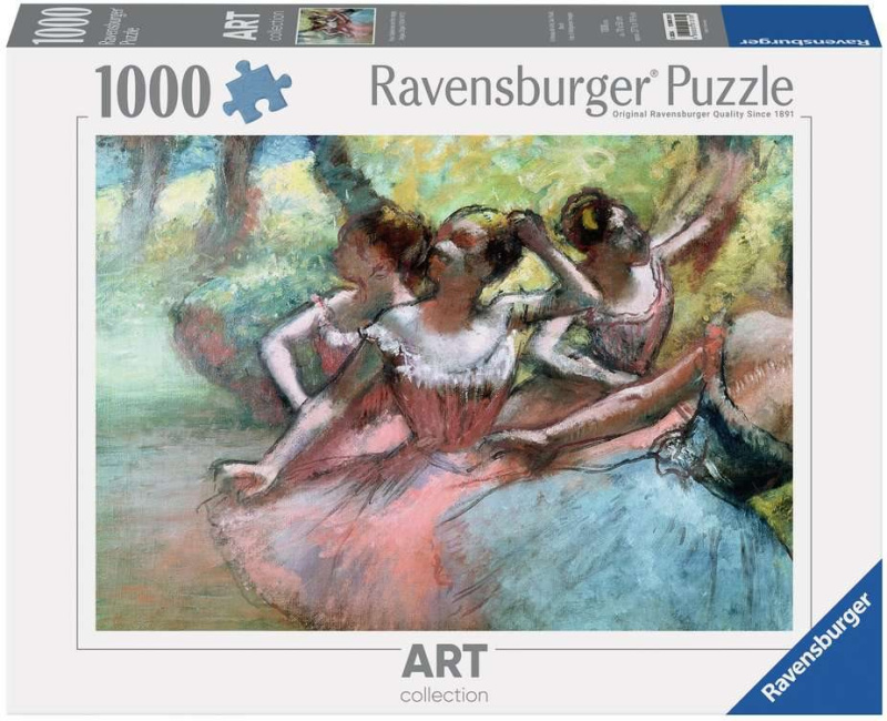 Ravensburger Puzzle Art Collection: Čtyři baletky na scéně 1000 dílků