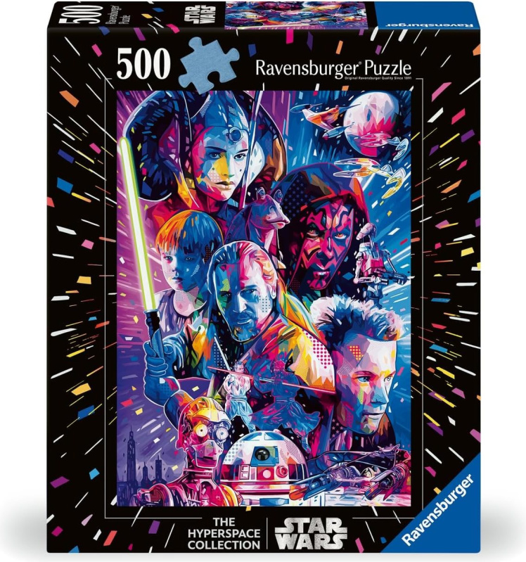 Ravensburger Puzzle Star Wars Hyperspace: Skrytá hrozba XXL 500 dílků