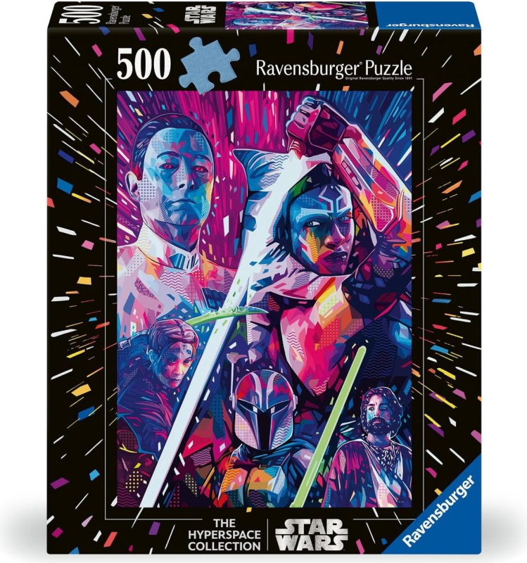 Ravensburger puzzle Star Wars hyperspace: Ahsoka XXL 500 dílků