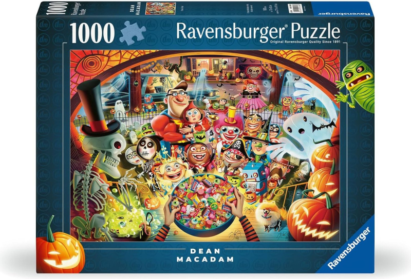 RAVENSBURGER Halloweenské koledování 1000 dílků