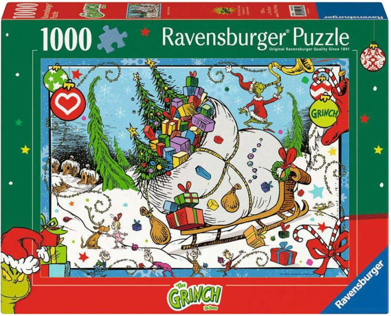 RAVENSBURGER Grinch 1000 dílků
