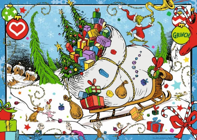 RAVENSBURGER Grinch 1000 dílků
