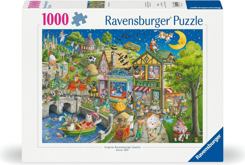 Puzzle Ravensburger Mother Gooseville 1000 dílků
