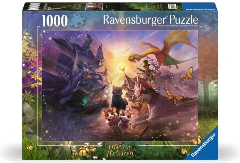 Puzzle Ravensburger 1000 dílků Musse & Helium: Poslední bitva