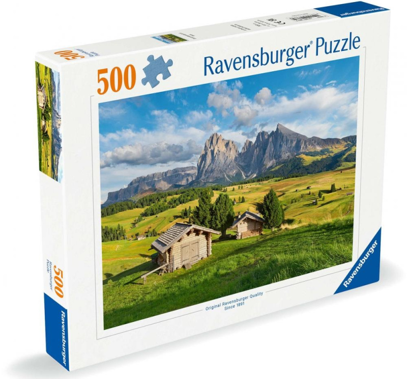 Puzzle Italské Dolomity 500 dílků RAVENSBURGER