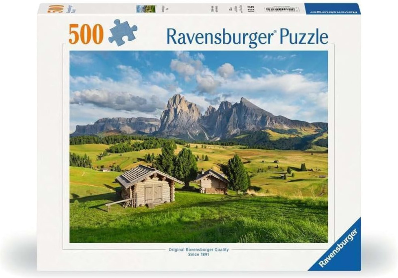 Puzzle Italské Dolomity 500 dílků RAVENSBURGER