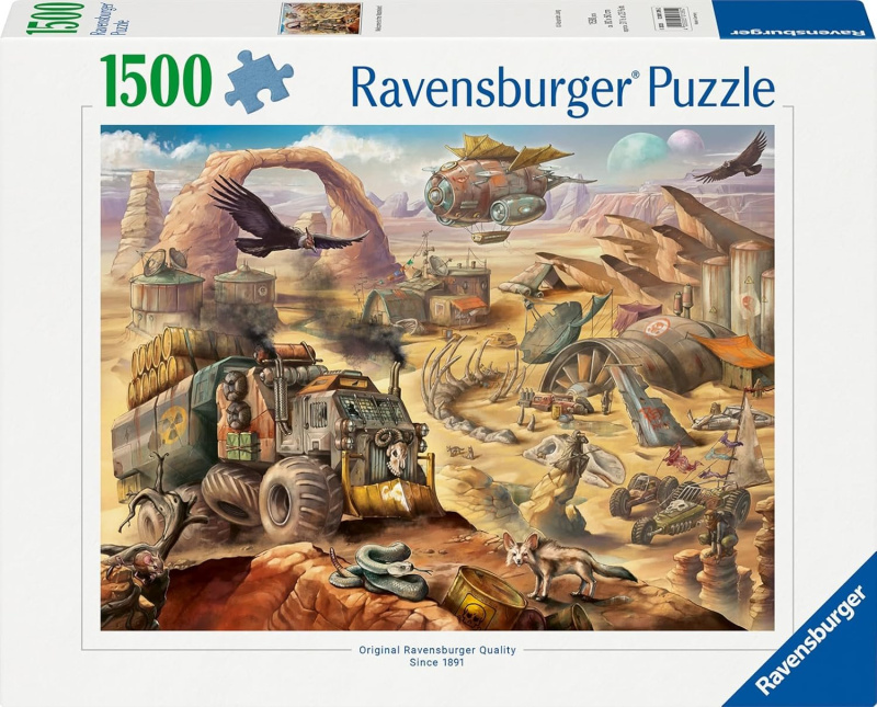 Ravensburger puzzle apokalyptická poušť 1500 dílků