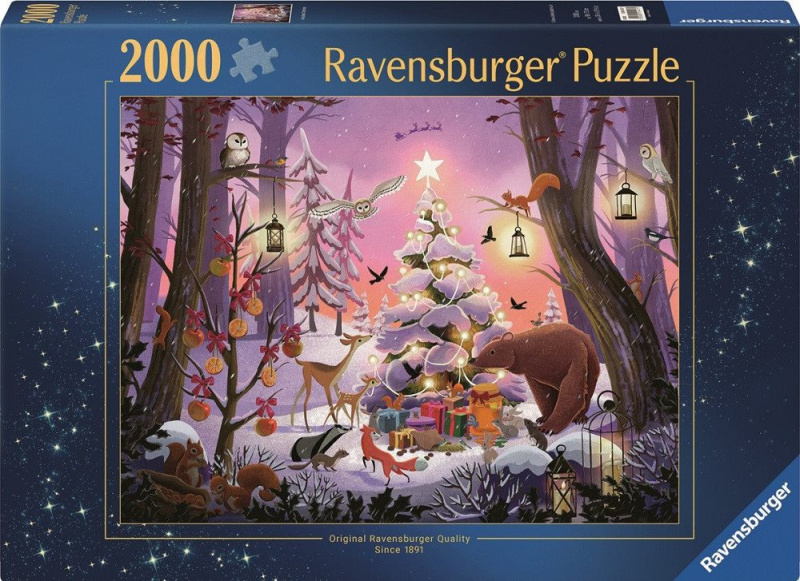 Ravensburger puzzle Vánoční zázrak 2000 dílků