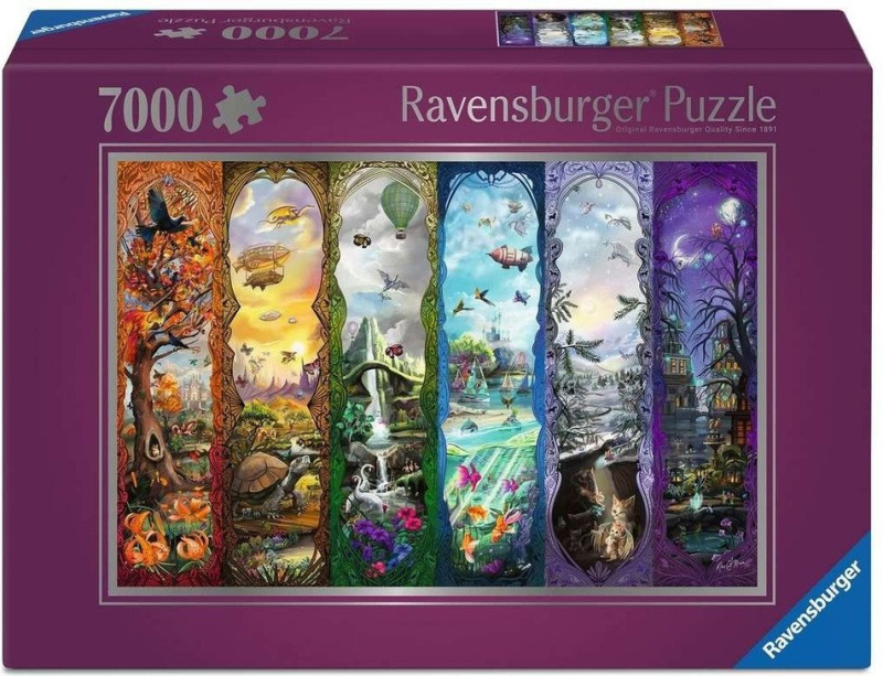 Puzzle RAVENSBURGER Cesty fantazie 7000 dílků