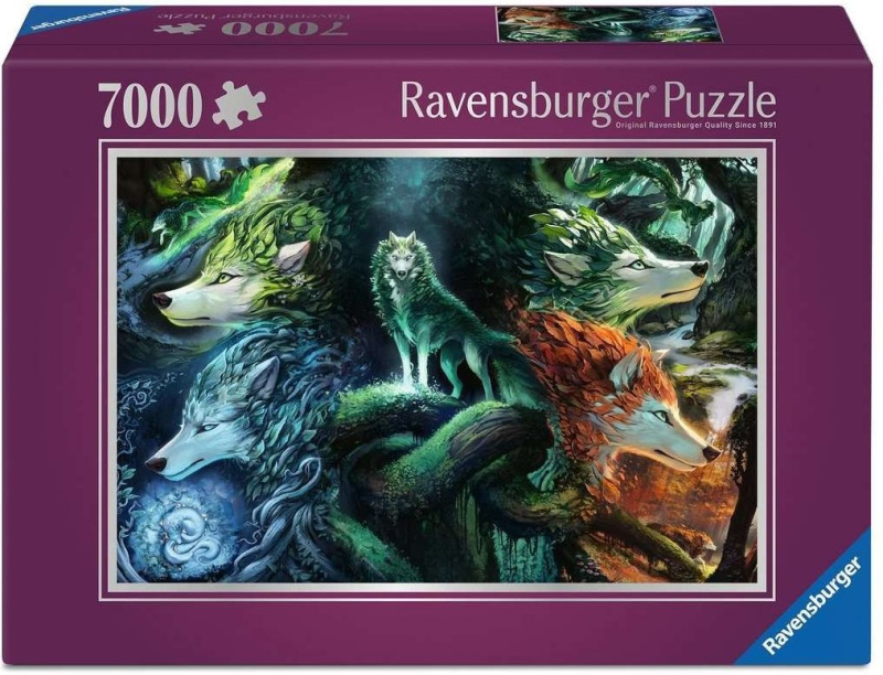 Puzzle Mystičtí vlci 7000 dílků RAVENSBURGER
