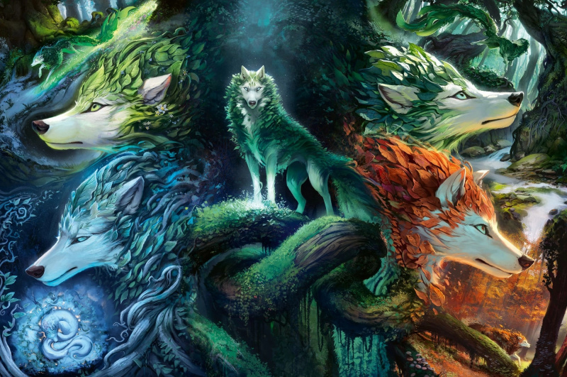 Puzzle Mystičtí vlci 7000 dílků RAVENSBURGER
