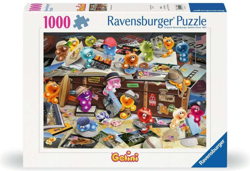 Puzzle Ravensburger 1000 dílků Gelini: Němečtí turisté