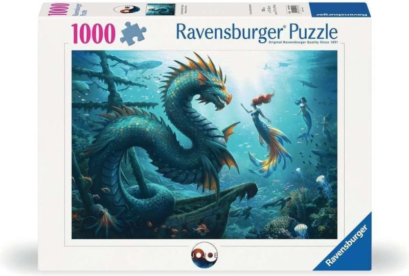 Ravensburger puzzle tajemství mořských příšer 1000 dílků