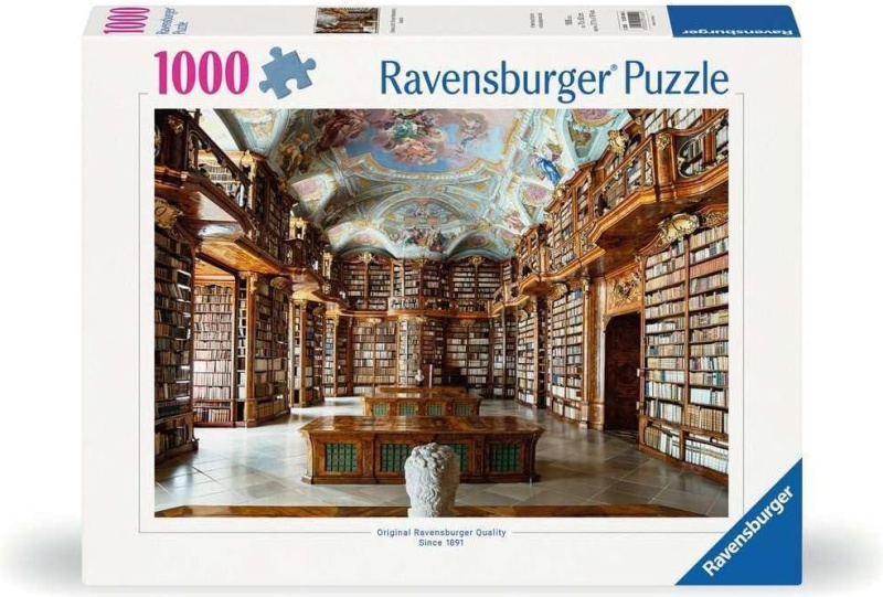 Ravensburger puzzle Knižní ráj 1000 dílků