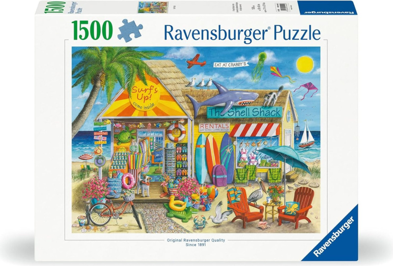 Ravensburger puzzle surfařský stánek 1500 dílků