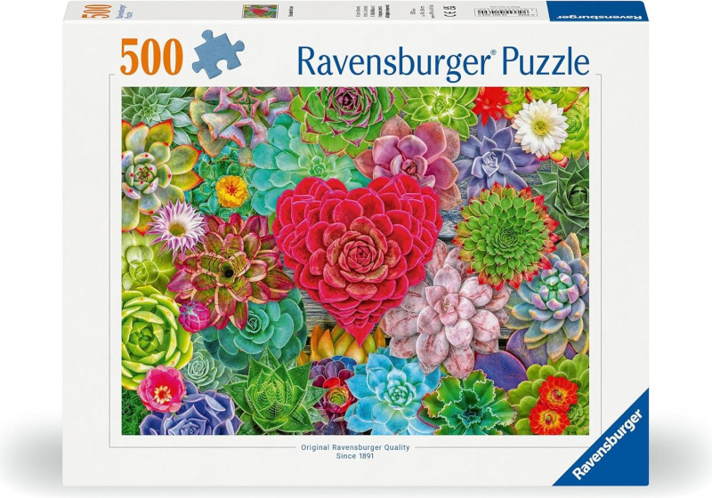 Ravensburger Puzzle Sukulentní ráj 500 dílků