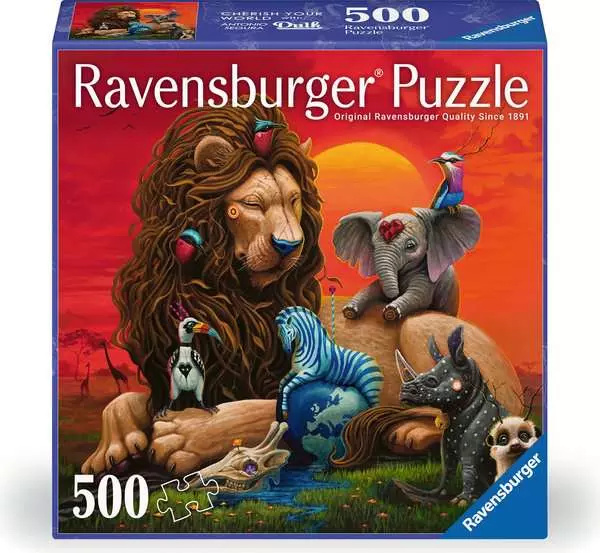 Ravensburger čtvercové puzzle Naděje 500 dílků