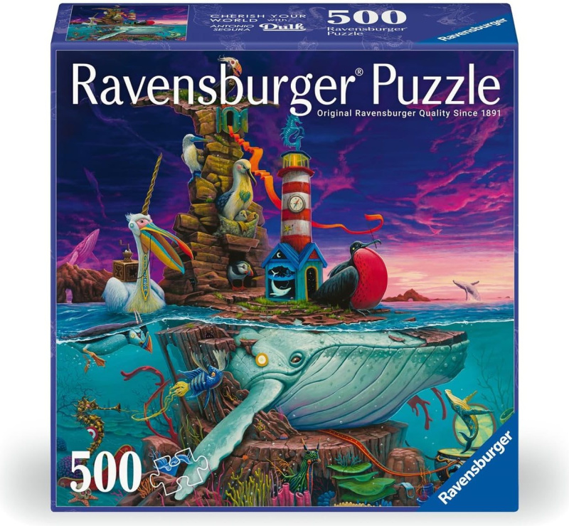 Ravensburger čtvercové puzzle Souostroví 500 dílků
