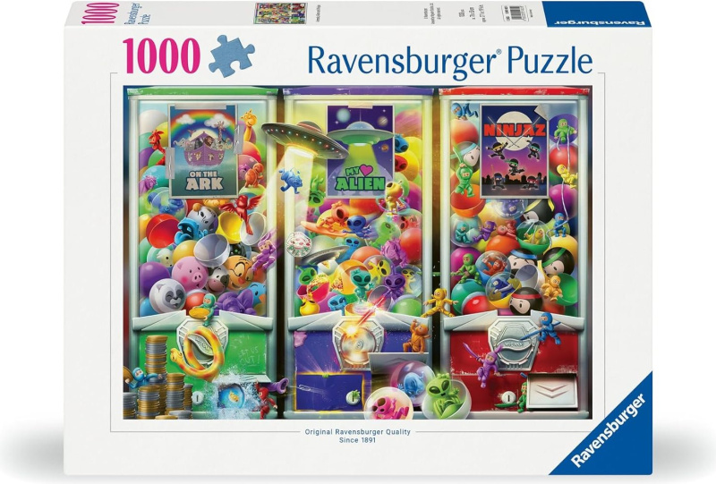RAVENSBURGER Zvířátka mimozemšťané a ninjové 1000 dílků