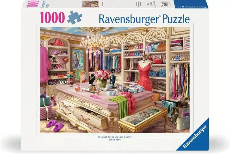 Puzzle Okouzlující šatník 1000 dílků