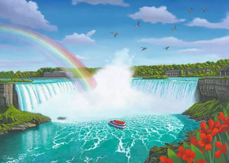 Ravensburger Niagarské vodopády Kanada 1000 dílků