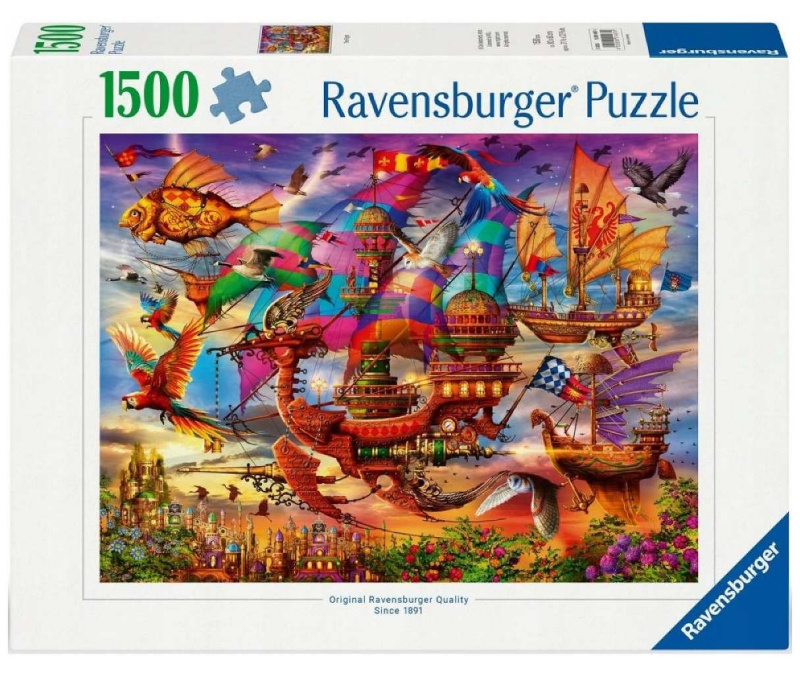 RAVENSBURGER Mystická létající loď 1500 dílků