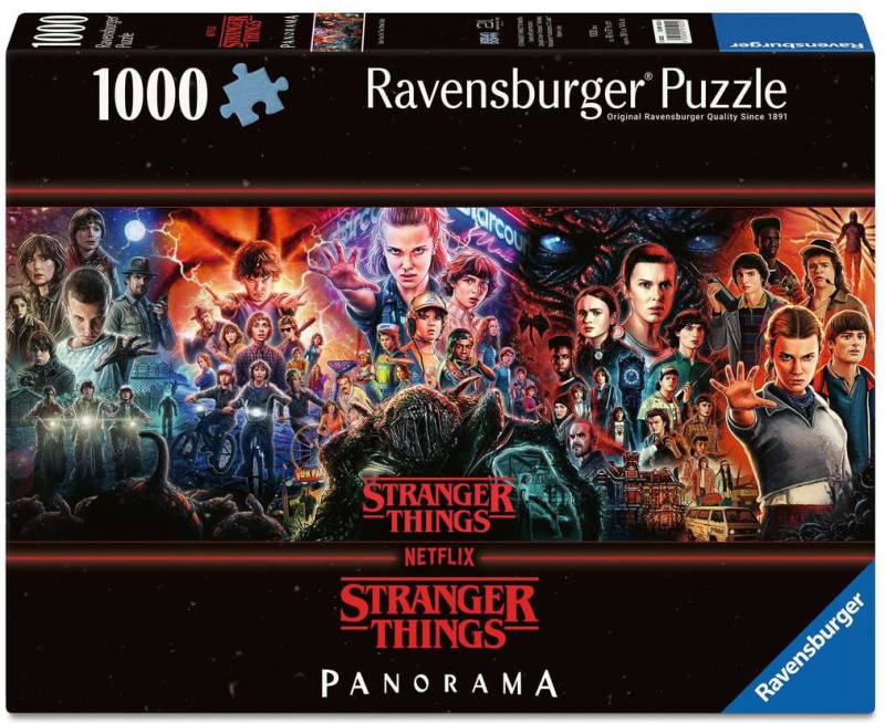 Panoramatické puzzle Stranger Things 1000 dílků RAVENSBURGER
